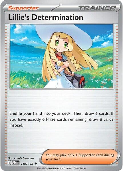 Lillie's Determination - 119/132 [MEG - 119/132] - Cartes Sportives Rive Sud