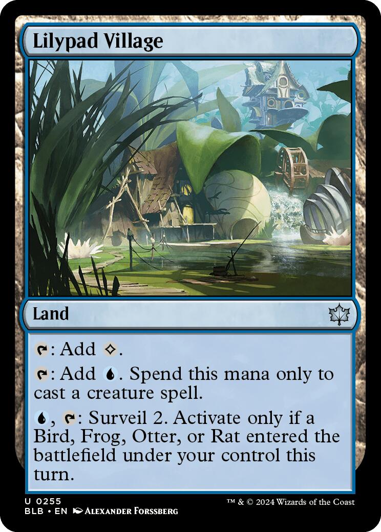 Lilypad Village [BLB - 255] - Cartes Sportives Rive Sud