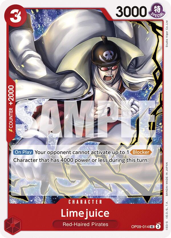 Limejuice [OP09 - OP09 - 014] - Cartes Sportives Rive Sud