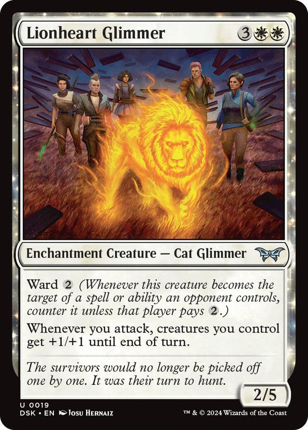 Lionheart Glimmer [DSK - 19] - Cartes Sportives Rive Sud