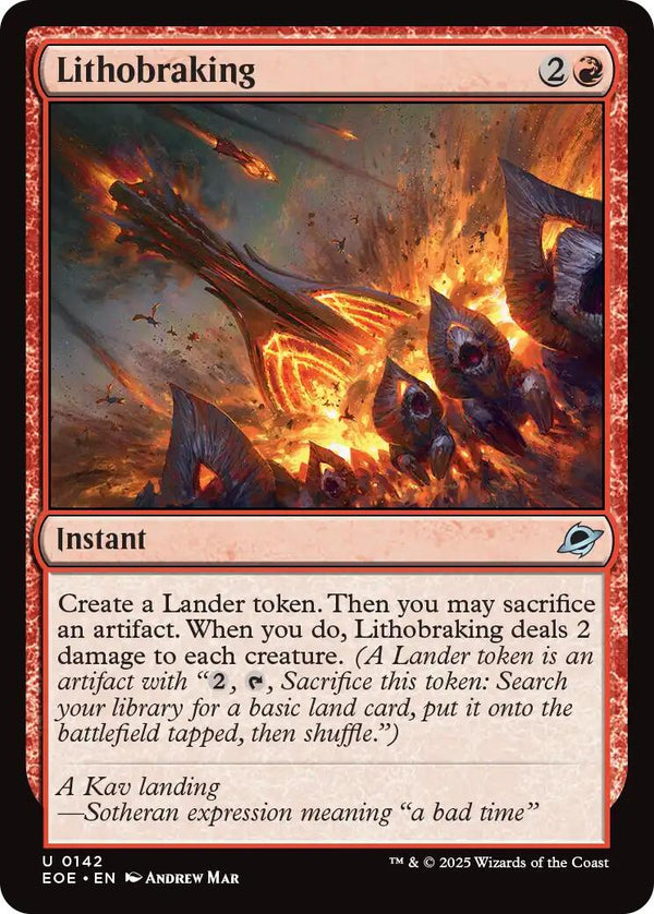 Lithobraking [EOE - 142] - Cartes Sportives Rive Sud