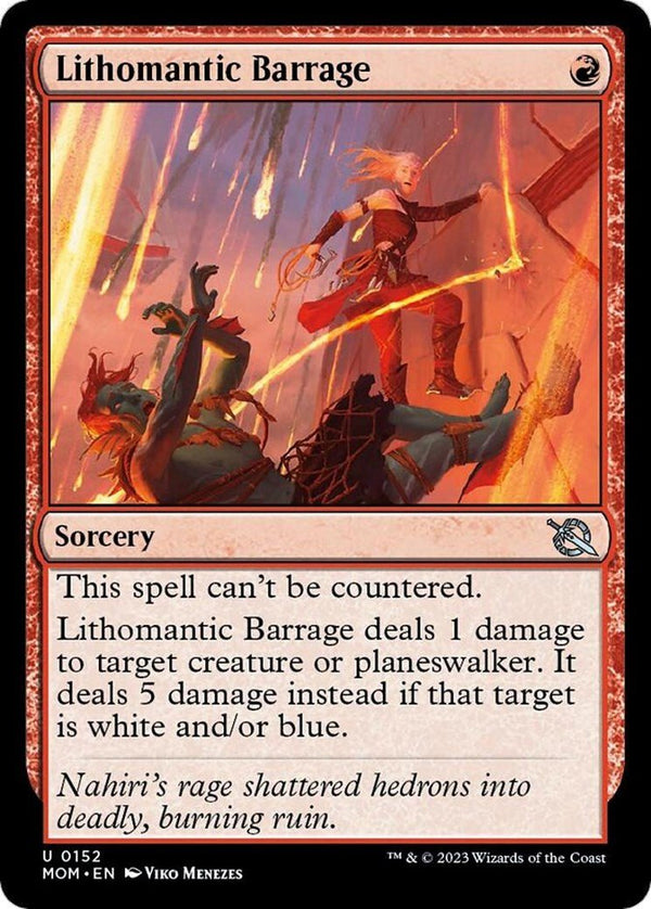 Lithomantic Barrage [MOM - 152] - Cartes Sportives Rive Sud