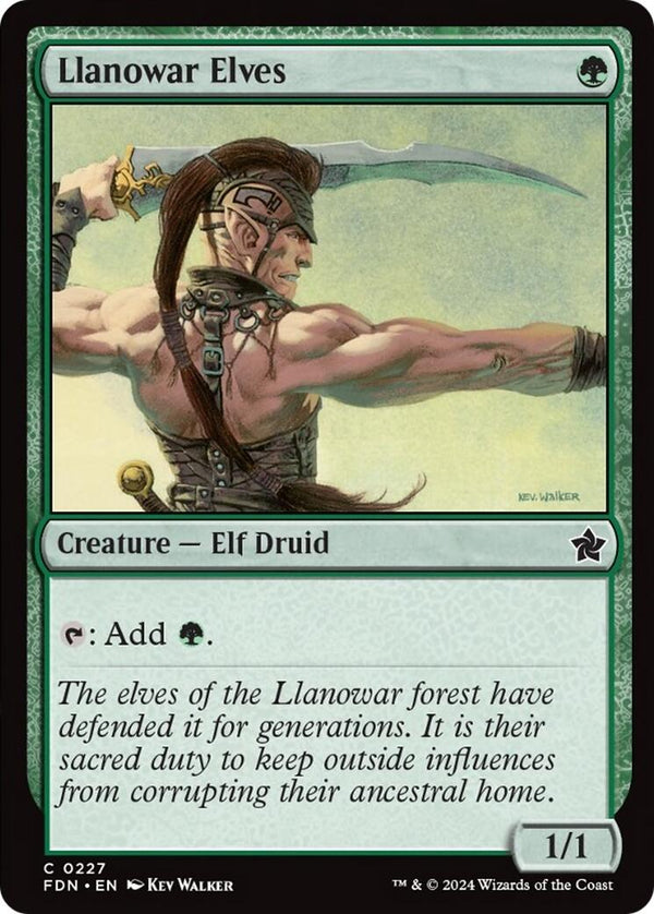 Llanowar Elves [FDN - 227] - Cartes Sportives Rive Sud