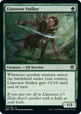 Llanowar Stalker [DMU - 171] - Cartes Sportives Rive Sud