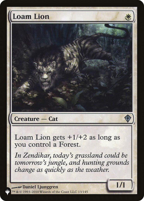 Loam Lion [LIST - 13/145] - Cartes Sportives Rive Sud