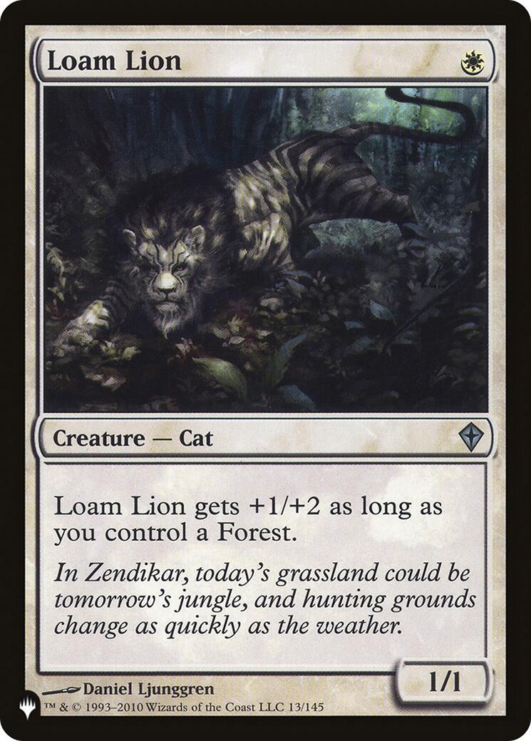 Loam Lion [LIST - 13/145] - Cartes Sportives Rive Sud