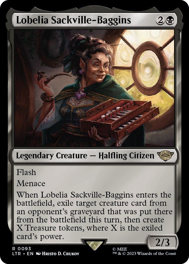Lobelia Sackville - Baggins [LTR - 93] - Cartes Sportives Rive Sud