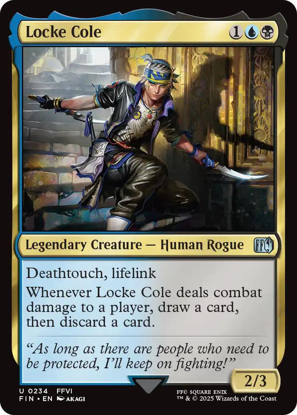 Locke Cole [FIN - 234] - Cartes Sportives Rive Sud