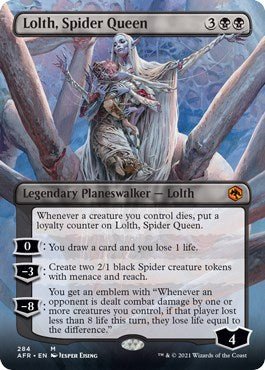 Lolth, Spider Queen (Borderless) [AFR - 284] - Cartes Sportives Rive Sud