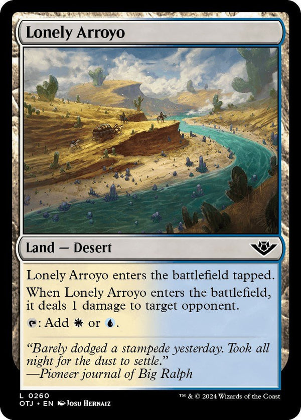 Lonely Arroyo [OTJ - 260] - Cartes Sportives Rive Sud