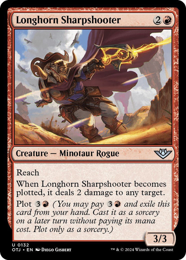 Longhorn Sharpshooter [OTJ - 132] - Cartes Sportives Rive Sud