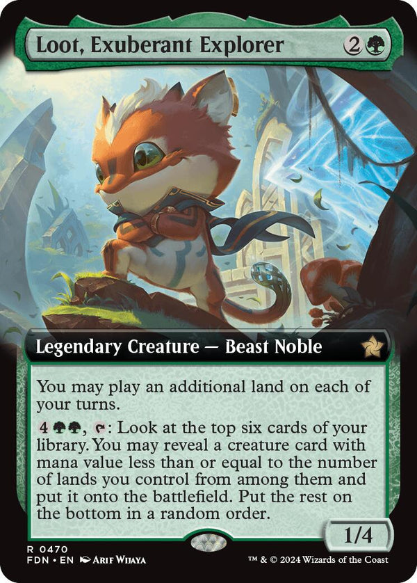 Loot, Exuberant Explorer (Extended Art) [FDN - 470] - Cartes Sportives Rive Sud