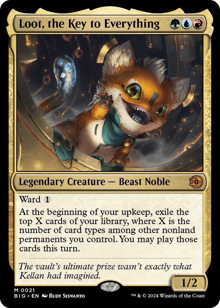 Loot, the Key to Everything [BIG - 21] - Cartes Sportives Rive Sud