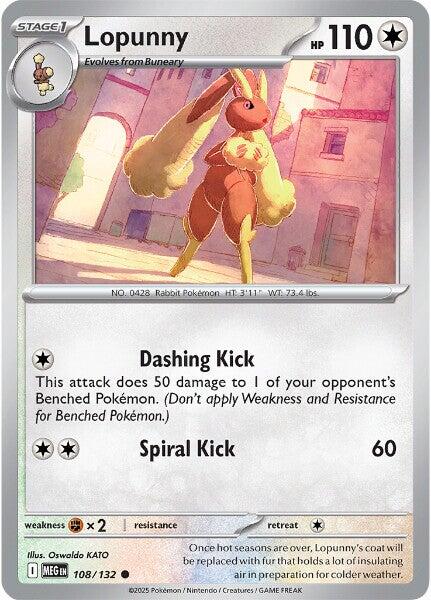 Lopunny [MEG - 108/132] - Cartes Sportives Rive Sud
