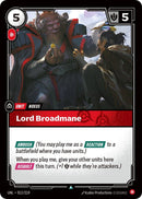 Lord Broadmane [UNL - 012/219] - Cartes Sportives Rive Sud