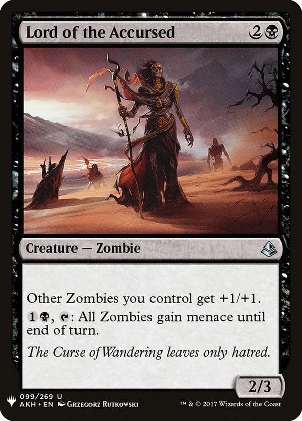 Lord of the Accursed [LIST - 99] - Cartes Sportives Rive Sud