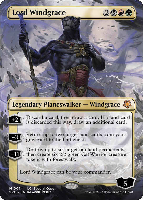 Lord Windgrace (Borderless) [SPG - 14] - Cartes Sportives Rive Sud