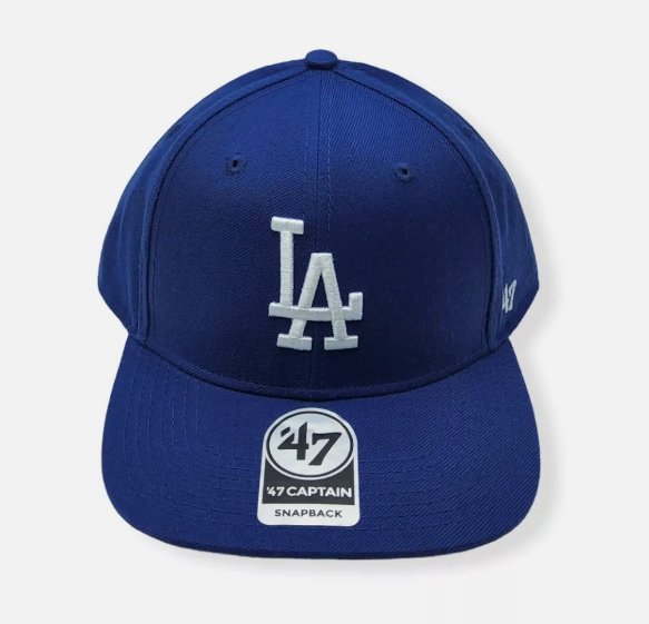 Los Angeles Dodgers 47Brand Captain Snapback Blue - Cartes Sportives Rive Sud