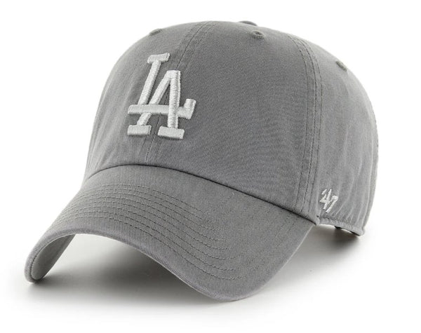 Los Angeles Dodgers 47Brand Clean Up Grey - Cartes Sportives Rive Sud