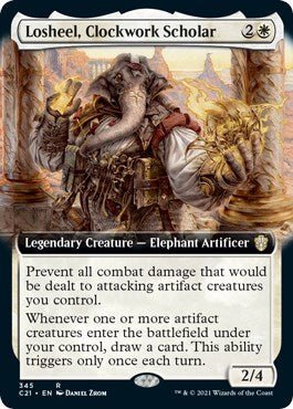 Losheel, Clockwork Scholar (Extended Art) [C21 - 345] - Cartes Sportives Rive Sud