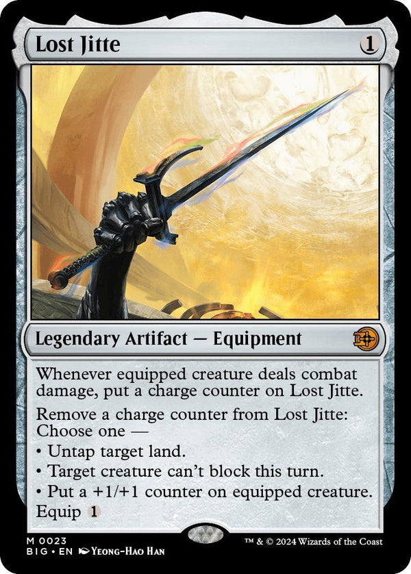 Lost Jitte [BIG - 23] - Cartes Sportives Rive Sud