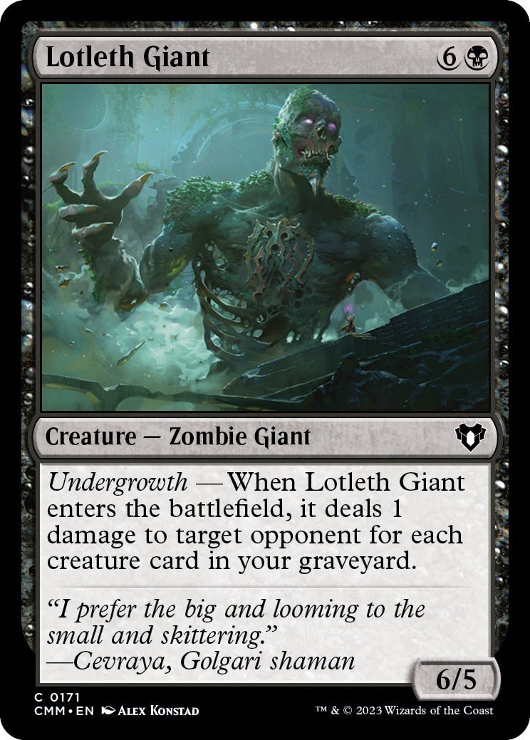Lotleth Giant [CMM - 171] - Cartes Sportives Rive Sud