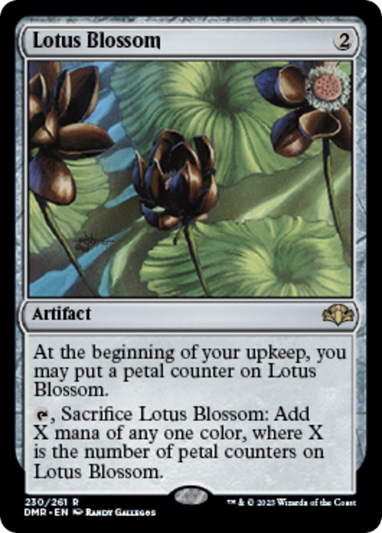 Lotus Blossom [DMR - 230] - Cartes Sportives Rive Sud