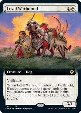 Loyal Warhound (Extended Art) [AFR - 363] - Cartes Sportives Rive Sud