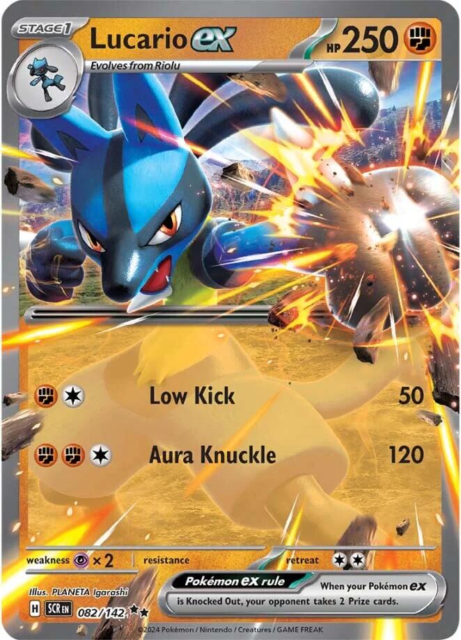 Lucario ex [SCR - 082/142] - Cartes Sportives Rive Sud