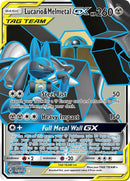 Lucario & Melmetal GX (Full Art) [SM10 - 203/214] - Cartes Sportives Rive Sud