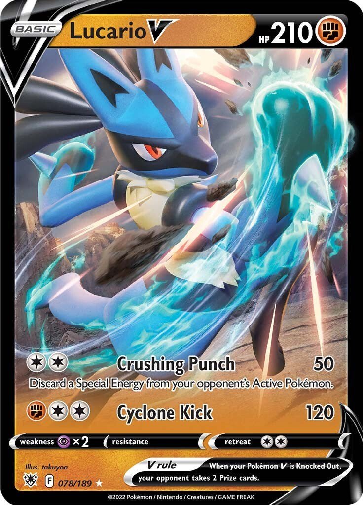 Lucario V [SWSH10 - 078/189] - Cartes Sportives Rive Sud