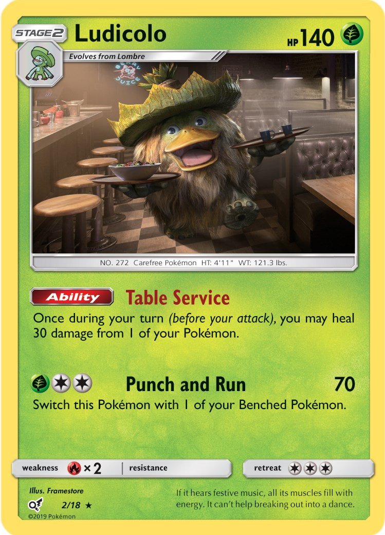 Ludicolo [DEP - 2/18] - Cartes Sportives Rive Sud