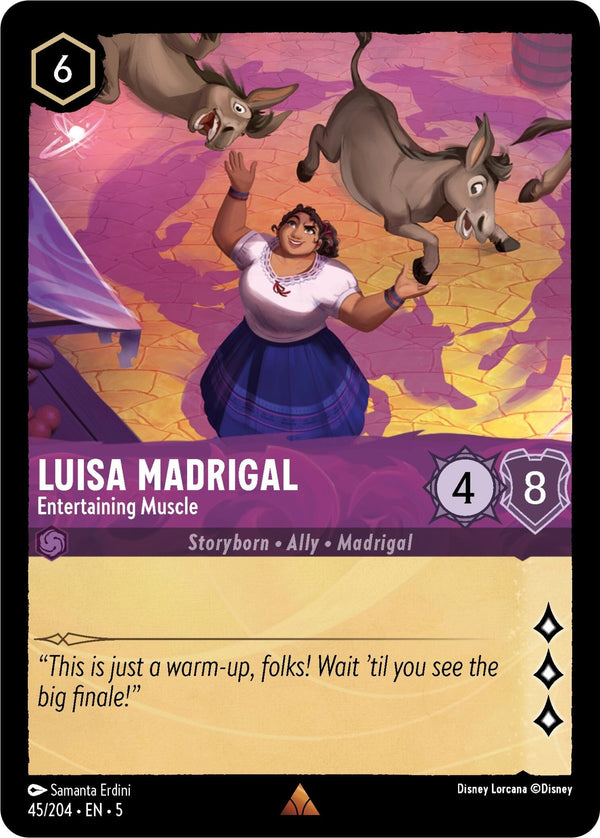 Luisa Madrigal - Entertaining Muscle [5 - 45/204] - Cartes Sportives Rive Sud