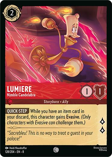Lumiere - Nimble Candelabra [8 - 128/204] - Cartes Sportives Rive Sud