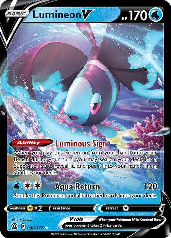 Lumineon V [SWSH09 - 040/172] - Cartes Sportives Rive Sud