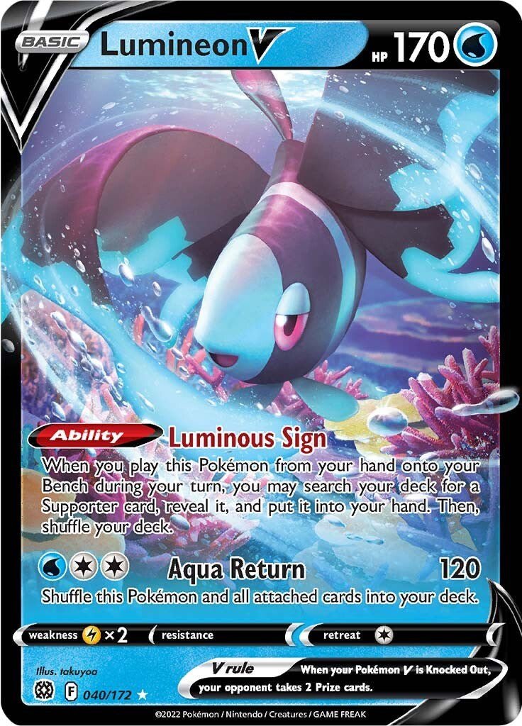 Lumineon V [SWSH09 - 040/172] - Cartes Sportives Rive Sud