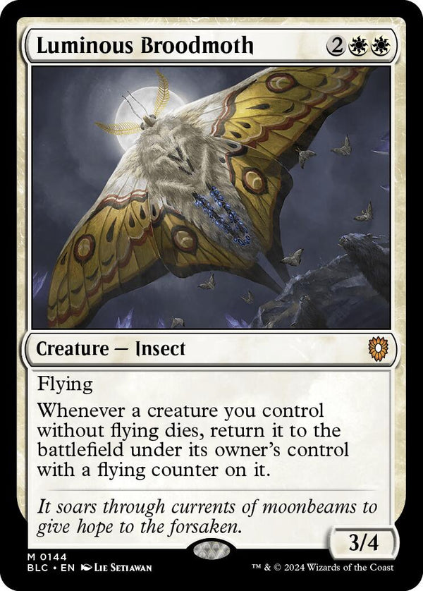 Luminous Broodmoth [BLC - 144] - Cartes Sportives Rive Sud