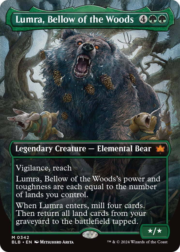 Lumra, Bellow of the Woods (Borderless) (0342) [BLB - 342] - Cartes Sportives Rive Sud