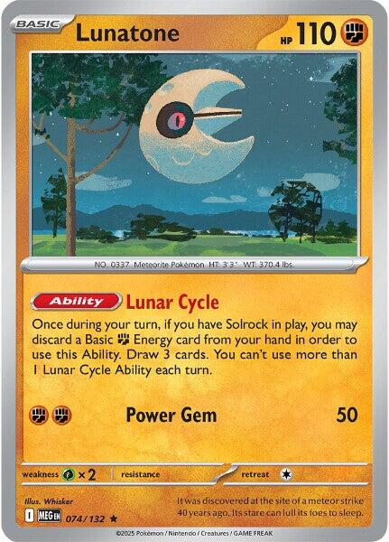 Lunatone [MEG - 074/132] - Cartes Sportives Rive Sud