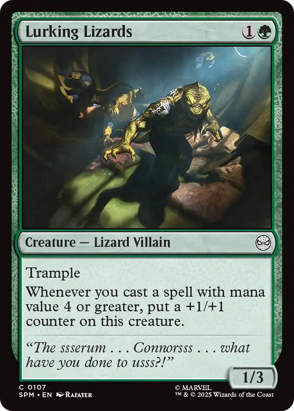 Lurking Lizards [SPM - 107] - Cartes Sportives Rive Sud
