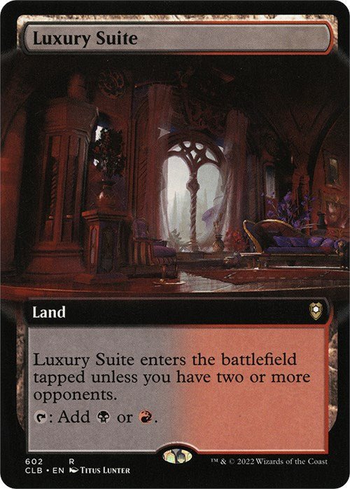 Luxury Suite (Extended Art) [CLB - 602] - Cartes Sportives Rive Sud