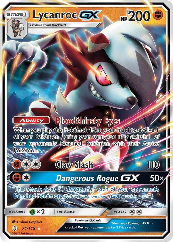 Lycanroc GX [SM02 - 74/145] - Cartes Sportives Rive Sud