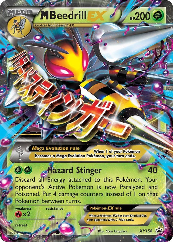 M Beedrill EX [PR - XY158] - Cartes Sportives Rive Sud