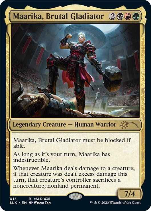 Maarika, Brutal Gladiator [SLX - 15] - Cartes Sportives Rive Sud