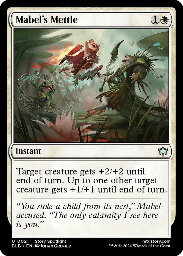 Mabel's Mettle [BLB - 21] - Cartes Sportives Rive Sud