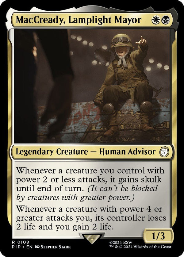 MacCready, Lamplight Mayor [PIP - 108] - Cartes Sportives Rive Sud
