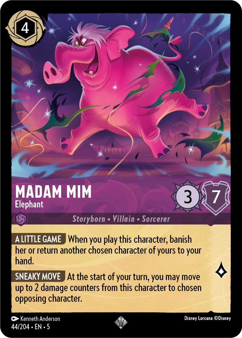 Madam Mim - Elephant [5 - 44/204] - Cartes Sportives Rive Sud