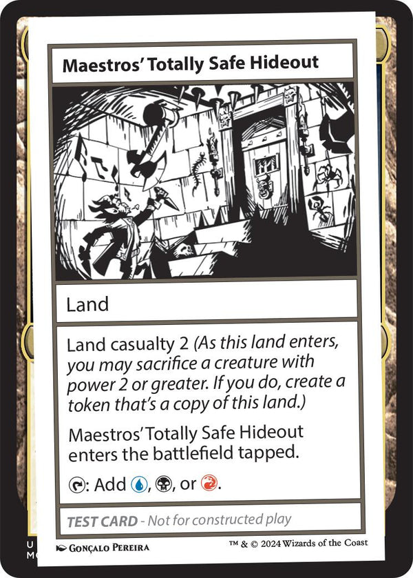 Maestros' Totally Safe Hideout [MB2PC - N/A] - Cartes Sportives Rive Sud