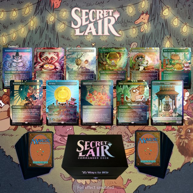 Magic The Gathering Secret Lair Commander Deck 20 Ways To Win - Cartes Sportives Rive Sud