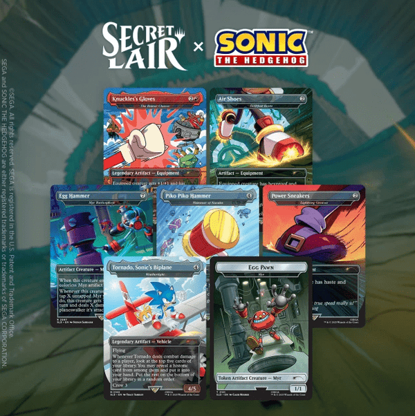 Magic The Gathering Secret Lair Sonic Turbo Gear - Non Foil - Cartes Sportives Rive Sud